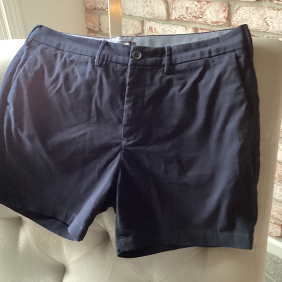 Men’s hyper stretch navy shorts - Picture 3 of 6